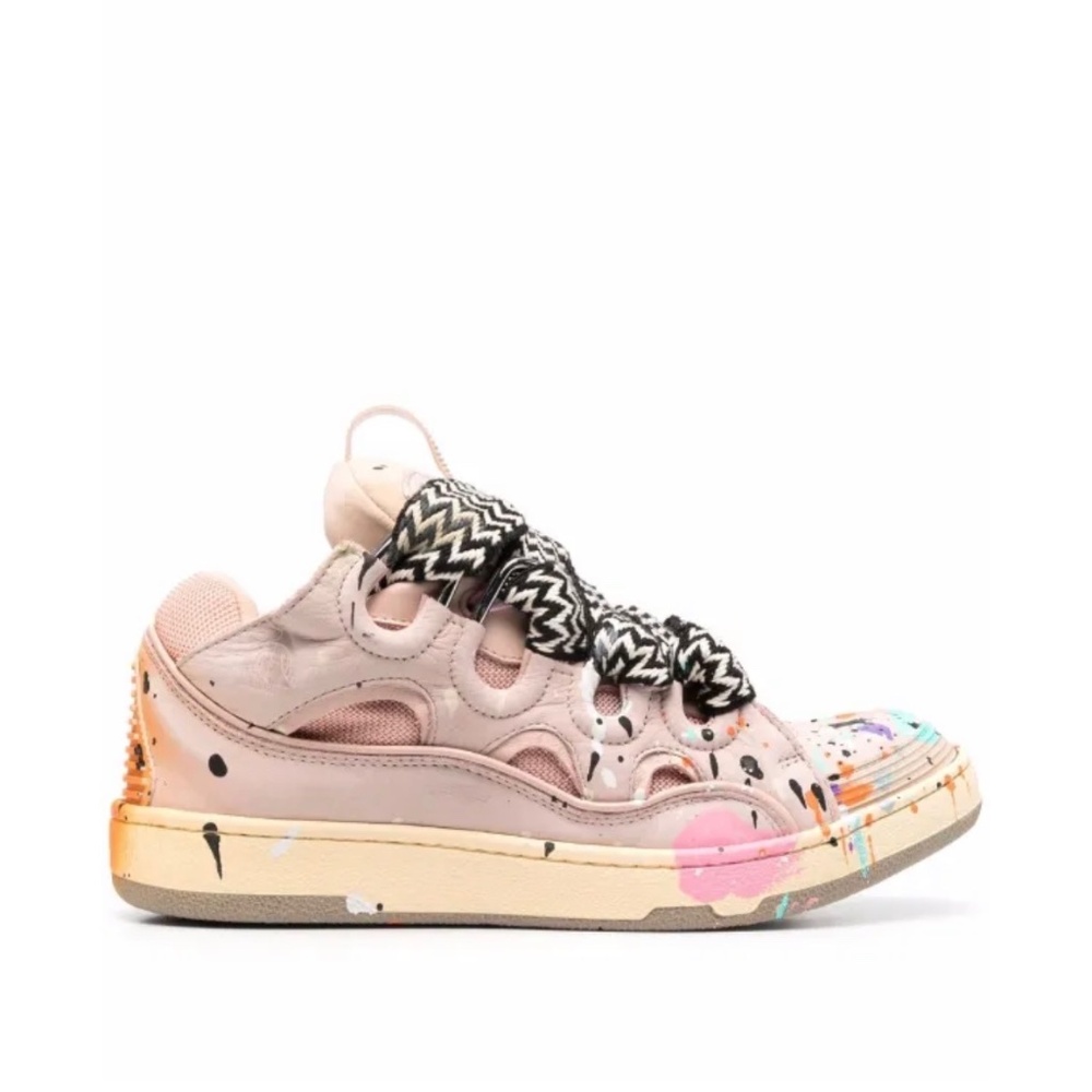 Lanvin Leather Curb Gallery Dept Pale Pink Multi